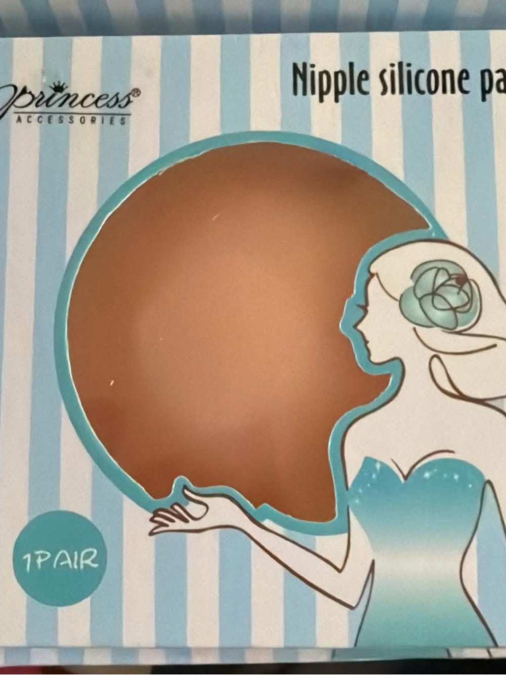 Princess Accessories Silicone Nipple Pads - Beige